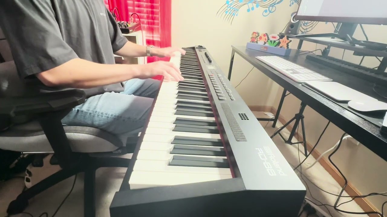 Super Mario Bros. Theme but it's in a minor key...