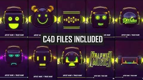 TrapWix Music Visualizer Pack After Effects Template