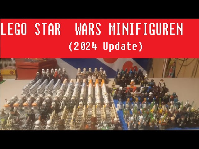 Meine Lego Star Wars Minifiguren Sammlumg (2024 Update) | Rpfreund2014
