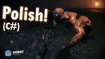 Godot 3D - Polishing Procedual Animation - Making a FPS Horror Game (C#) | 09