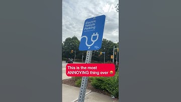 🙅‍♀️TLDR; don’t park in an EV charging spot UNLESS YOU ARE CHARGING #shorts #ev  #autotradercanada