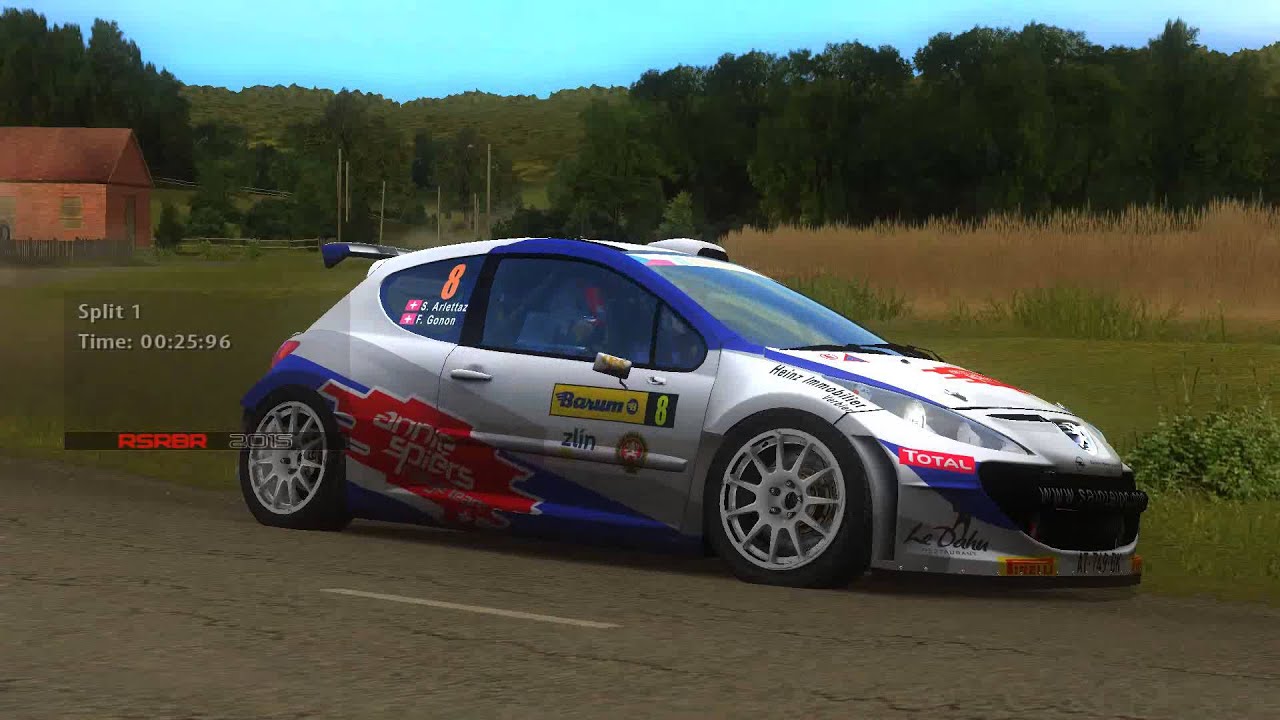 Florian Gonon Peugeot 207 S2000 Evo  Rally Barum 2012