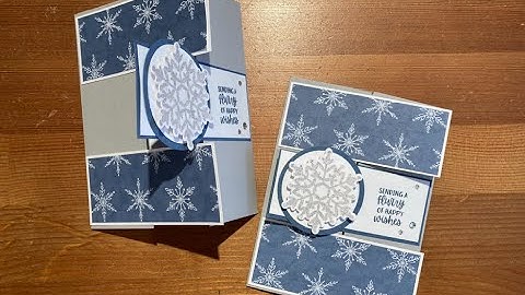 3 Bar Interlocking Gate Fold Festive Friday Stamping Tutorial