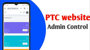 PTC WEBSITE ADMIN CONTROL