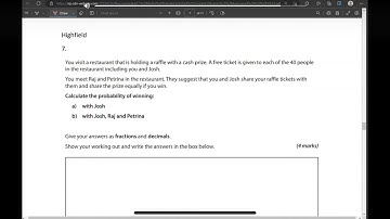 Simple Probability Exam Questions Revise For Your Level 1 Functional Skills Maths Exam.
