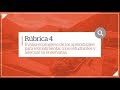 Rúbricas de observación de aula #4 | Ministerio de Educación