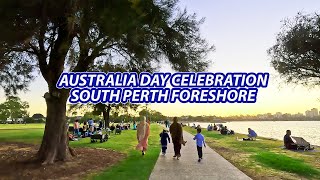 Walking Tour: Australia Day at South Perth Swan River (Perth, Australia)