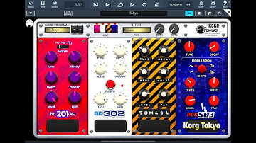 Korg Tokyo - AUv3 Analog Percussion Synthesizer - Walkthrough & Demo with Cubasis 3 for iOS