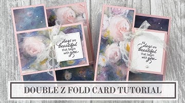 How To Make A Double Z Fold Card