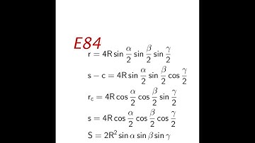 Element 84. Expressing parts as products of R and sines/cosines | Elements in Geometry for Olympiads