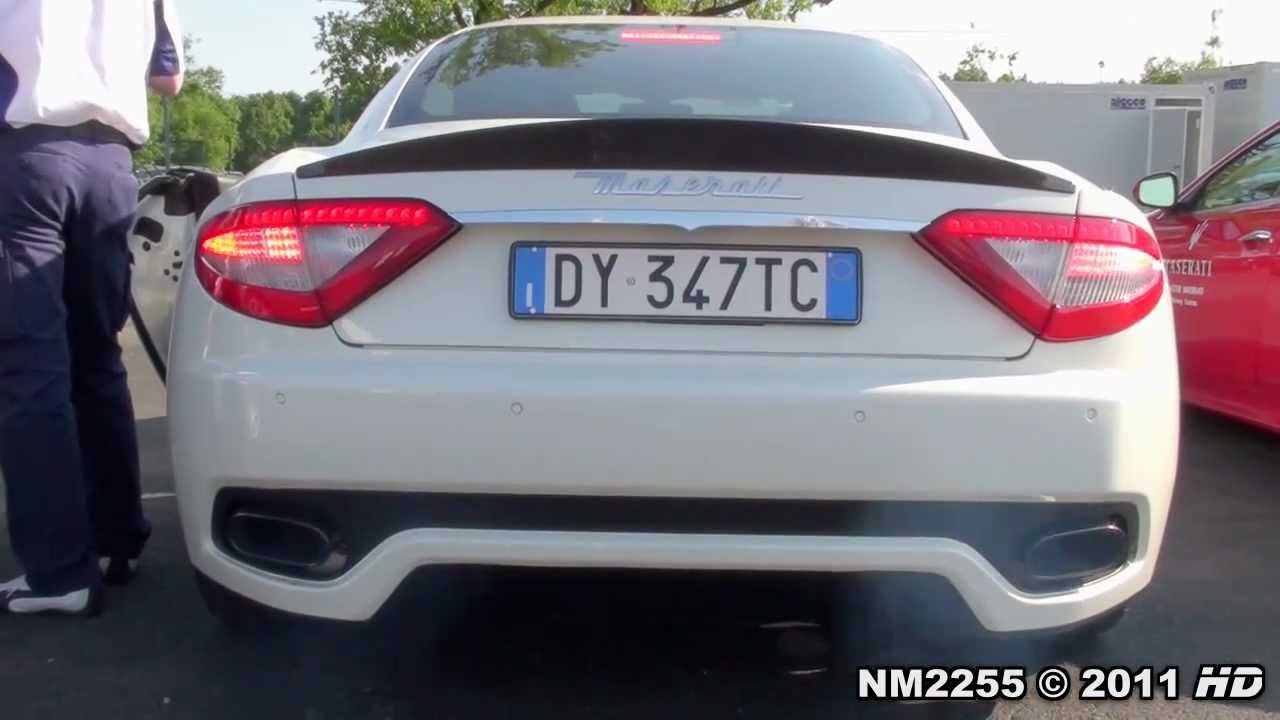Maserati GranTurismo S MC Sportline Start Up and Revs top gun