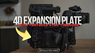 DJI RONIN 4D EXPANSION PLATE INSTALL WITH TENTACLE SYNC TIMECODE