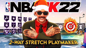 This 2 WAY STRETCH PLAYMAKER is DOMINATING NBA 2K22