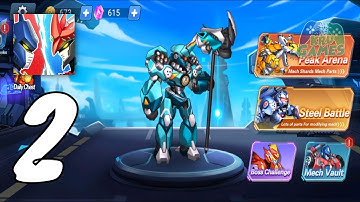 Mecha Storm: Robot Battle Game Gameplay Walkthrough #2 - Stage 6 ~ 12 (Android, IOS)