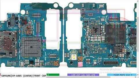 Samsung A40S SM A3050 FORNT CAMERA Error Notwarking Not Open Problem Hardware Solution