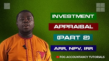 INVESTMENT APPRAISAL (PART 2)