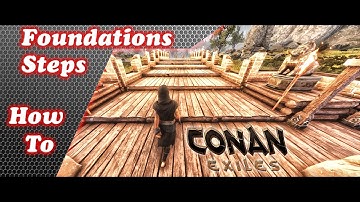 Conan Exiles How To Creating Steps With Foundations