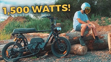 Review of the Bandit Electric Moped | 35+ MPH/ 1,500 Watt | Spark Cycleworks