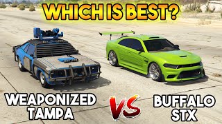 GTA 5 ONLINE : WEAPONIZED TAMPA VS BUFFALO STX (WHICH IS BEST?)