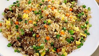 Beef Fried Rice- better than takeout