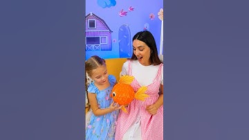 🐠 CAN A BALLOON BECOME A FISH? Yes, It’s DIY MAGIC! #shorts #kids