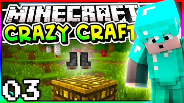 Minecraft: Crazy Craft 3.0 - Episode 3 - PISTON BOOTS!