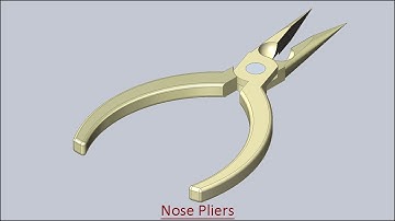 Nose Pliers (Solid Edge Tutorial)