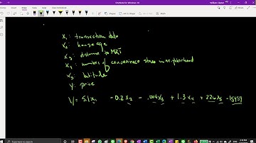 linear regression including rapidminer