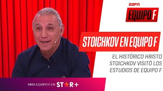 HRISTO #STOICHKOV y un mano a mano HISTÓRICO en los estudios de EQUIPO F