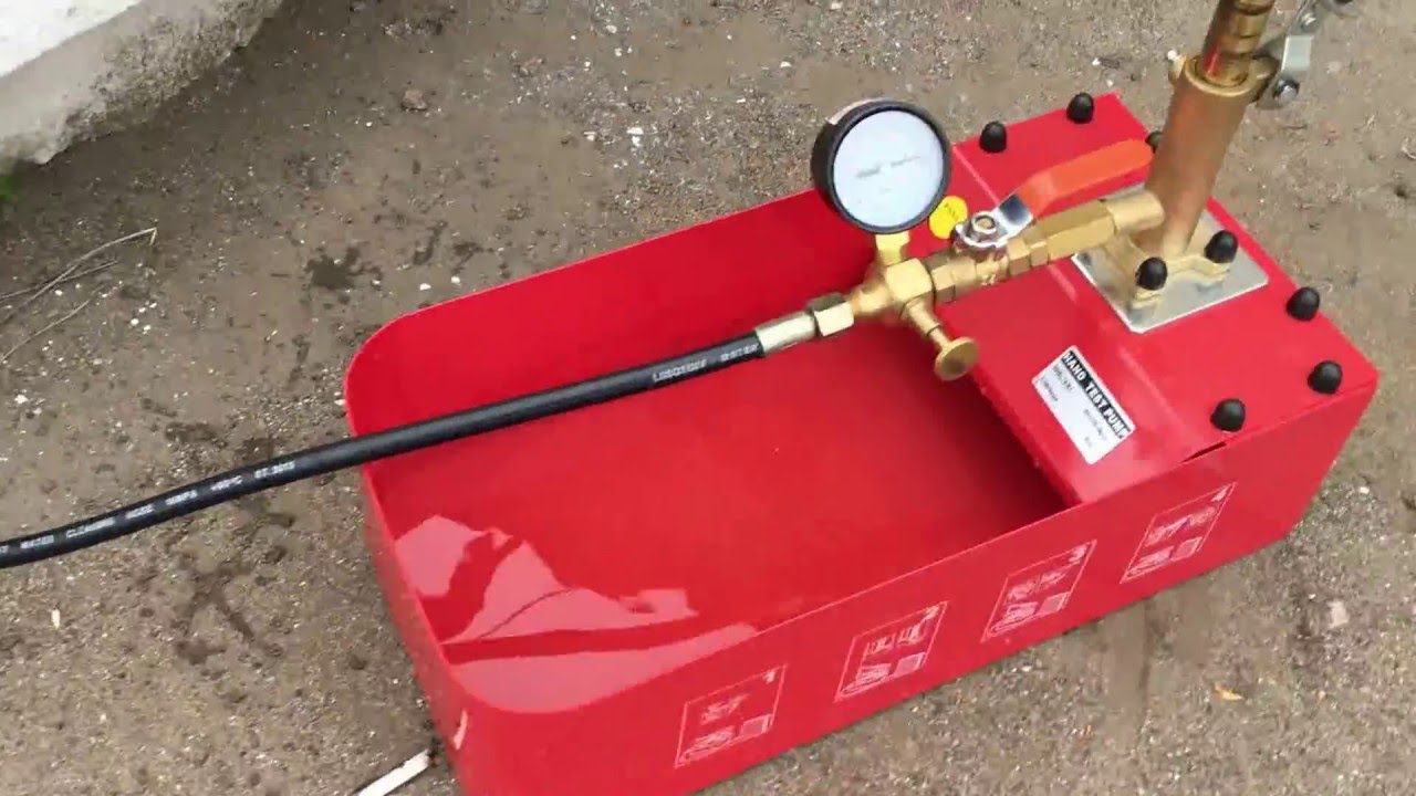 PVC-U Pimtas Гидравлические испытания