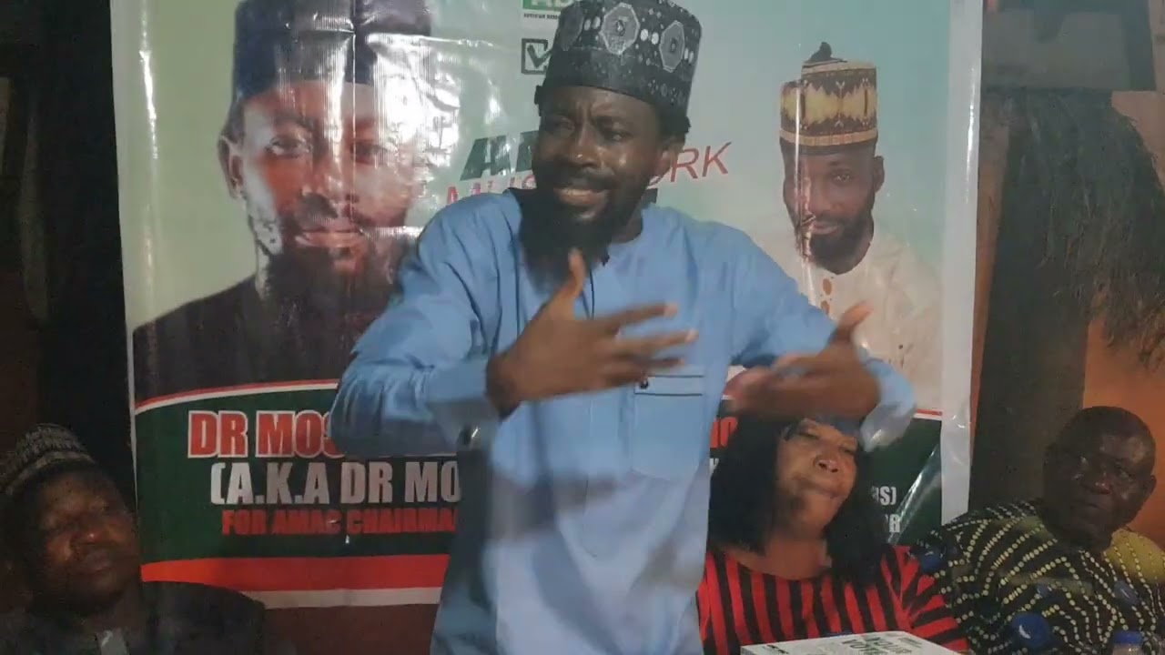 Dr Moses Paul (Dr.Mo)AMAC Chairmanship Candidate of ADC,During a Visit to Nyanya Ward at Aubit Hotel