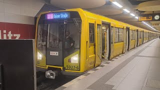 Berliner U-Bahn U9 H01 5027-6 am Rathaus steglitz Richtung Osloerstr. (Juli)2023