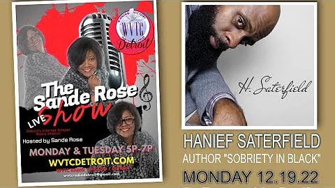 THE SANDE ROSE SHOW WITH AUTHOR "SOBRIETY IN BLACK...