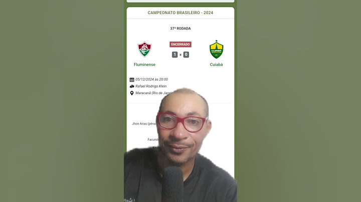 CAMPEONATO BRASILEIRO SÉRIE A  - 2024 - RODADA 37° - FLUMINENSE 1 X 0 CUIABÁ