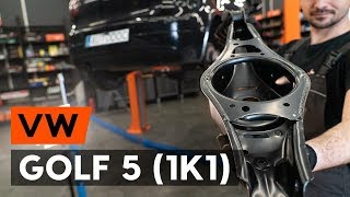 Cum schimb Braț de suspensie roată VW GOLF V (1K1) - tutoriale video