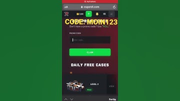 Code: MOIN123 for 3 free cases on csgoroll