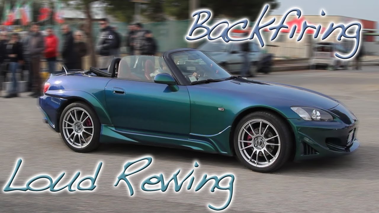 Honda S2000 W/ Invidia Exhust Sistem Backfiring! Loud Sound!! Brutal ...