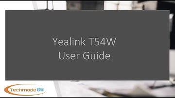 Yealink T54W User Guide | TechmodeGO