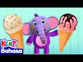 Aku Suka Es Krim | Lagu dan Sajak Anak-anak untuk Anak-anak | HooplaKidz Bahasa Indonesia
