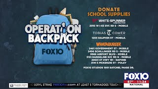 ‘Operation Backpack’ underway