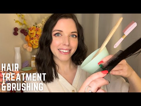 ASMR Hair Treatment/Hair Brushing 🍋 | Spa, Soft Spoken, Personal Attention Roleplay, Intense TINGLES