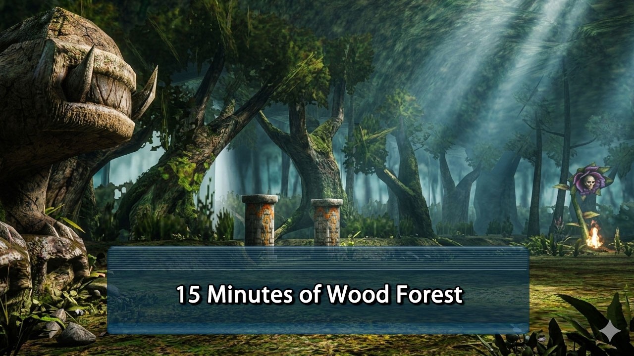 15 Minutes of Wood Forest - YouTube