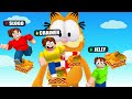 BEATING The GARFIELD LEVEL In Easy Obby! (Roblox)