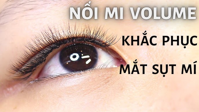 Nối mi volume - Nối mi khắc phục mắt sụp mí