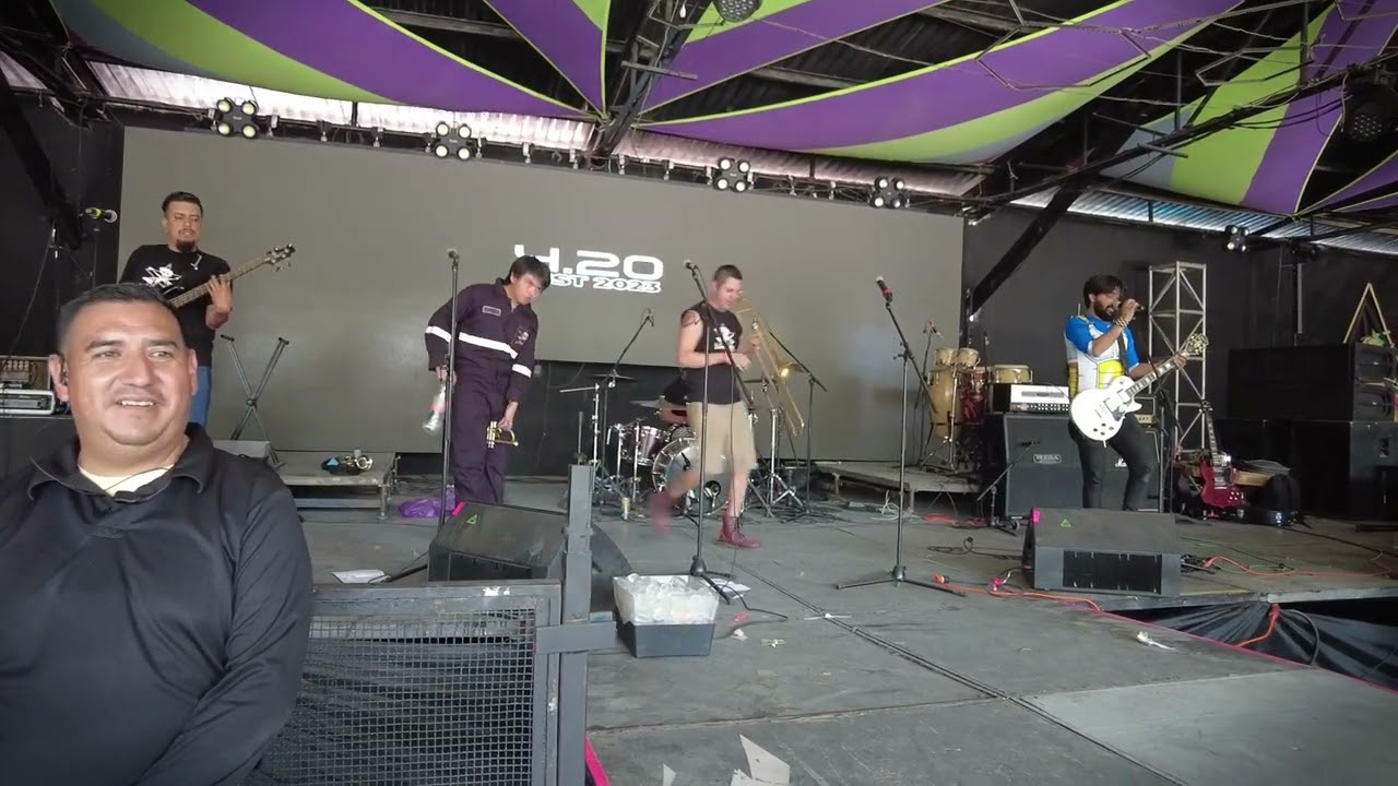 LA MINERVA SKA PUNK en el Festival 4.20 en el DMT de Guanatos, (viajero y una nueva)