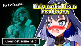 Kronii Starts Drooling When A Y Masked Guy Drops The Professional Attitude