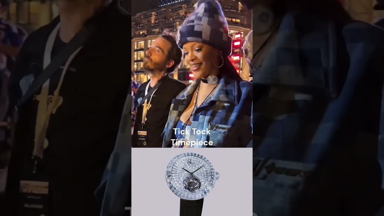 Rihanna Rocks a Jacob & Co. Watch Choker at Louis Vuitton Fashion Show –  Robb Report
