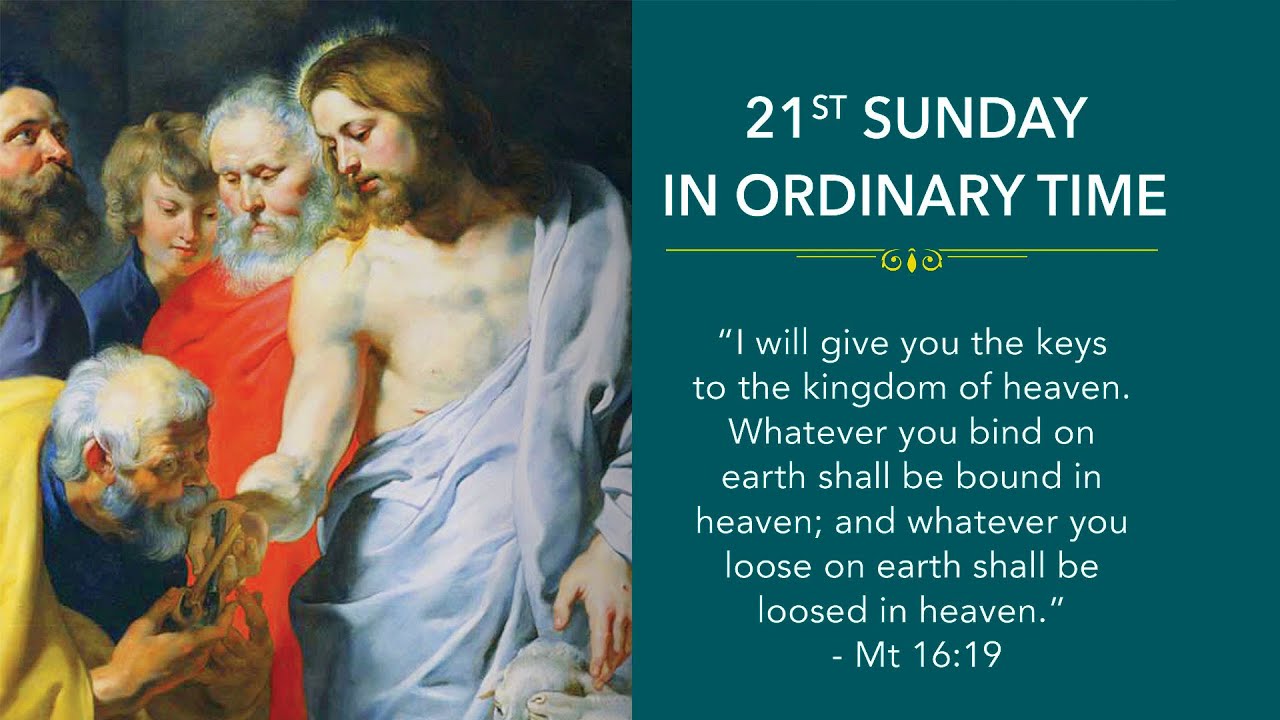 Twenty-first Sunday in Ordinary Time - YouTube