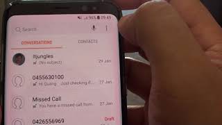 Samsung Galaxy S8: How to Increase / Decrease Text Message Font Size