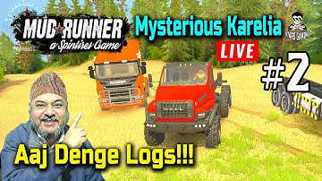 Spintires: MudRunner - Mysterious Karelia Map Part 3 | Logs Delivered